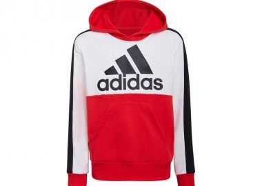 Adidas Colorblock Fleece Hoodie Jr HC5657 sweatshirt - adidas performance - 