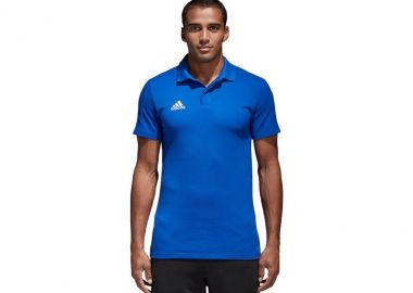 Adidas Condivo 18 Ανδρικό T-shirt Polo Μπλε CF4375 - adidas performance - 