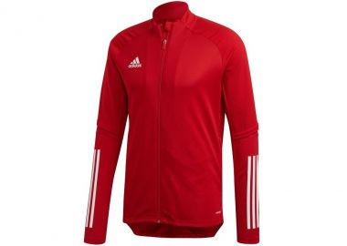 Adidas Condivo 20 Ανδρική Φούτερ Ζακέτα με Τσέπες Κόκκινη FS7111 - adidas performance - 