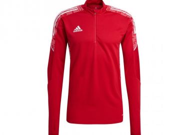 Adidas Condivo 21 Training Ανδρική Μπλούζα με Φερμουάρ Μακρυμάνικη Navy Μπλε GH7157 - adidas performance - 