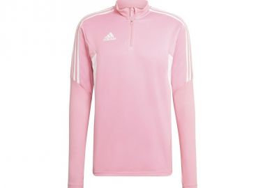 Adidas Condivo 22 Ανδρική Μπλούζα με Φερμουάρ Μακρυμάνικη Ροζ HD2313 - adidas performance - 