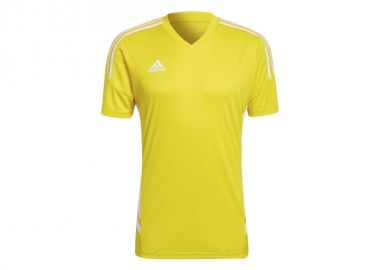 Adidas Condivo 22 Ανδρικό T-shirt Κίτρινο Μονόχρωμο HD2267 - adidas performance - 