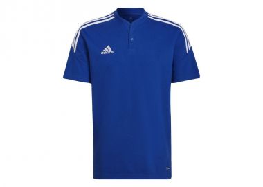 Adidas Condivo 22 Ανδρικό T-shirt Polo Μπλε HG6307 - adidas performance - 
