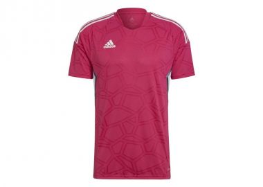 Adidas Condivo 22 Αθλητικό Ανδρικό T-shirt Μπορντό με Λογότυπο HE2947 - adidas performance - 