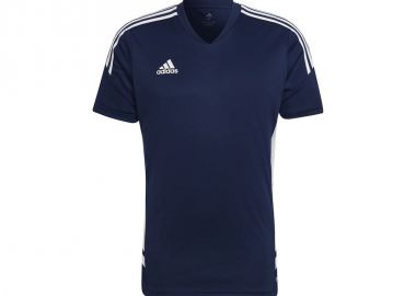Adidas Condivo 22 Αθλητικό Ανδρικό T-shirt Navy Μπλε με Λογότυπο HA6291 - adidas performance - 