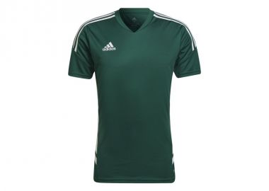 Adidas Condivo 22 Αθλητικό Ανδρικό T-shirt Πράσινο με Λογότυπο HE3057 - adidas performance - 