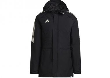 Adidas Condivo 22 Stadium Ανδρικό Χειμωνιάτικο Μπουφάν Παρκά Μαύρο HT2538 - adidas performance - 