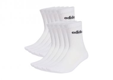 Adidas Cushioned Linear Crew Socks 10 Pairs White KF9091 - adidas performance - 