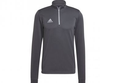 Adidas Entrada 22 Ανδρική Μπλούζα με Φερμουάρ Μακρυμάνικη Γκρι H57546 - adidas performance - 