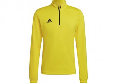Adidas Entrada 22 Ανδρική Μπλούζα με Φερμουάρ Μακρυμάνικη Κίτρινη HI2128 - adidas performance - 