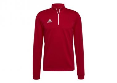 Adidas Entrada 22 Ανδρική Μπλούζα με Φερμουάρ Μακρυμάνικη Κόκκινη H57556 - adidas performance - 