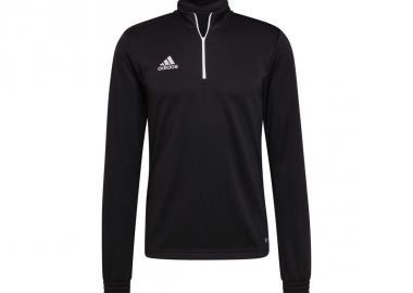 Adidas Entrada 22 Ανδρική Μπλούζα με Φερμουάρ Μακρυμάνικη Μαύρη H57544 - adidas performance - 