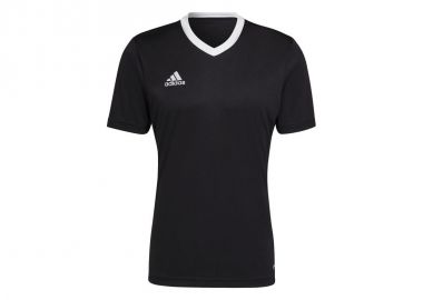 Adidas Entrada 22 Ανδρικό T-shirt Μαύρο Μονόχρωμο HE1573 - adidas performance - 