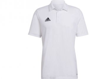 Adidas Entrada 22 Ανδρικό T-shirt Polo Λευκό HC5067 - adidas performance - 