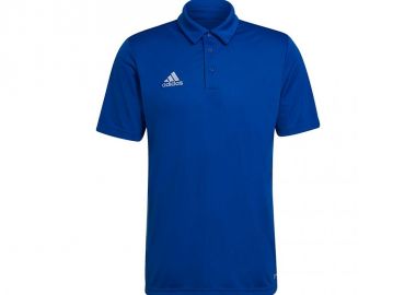 Adidas Entrada 22 Ανδρικό T-shirt Polo Μπλε HG6285 - adidas performance - 