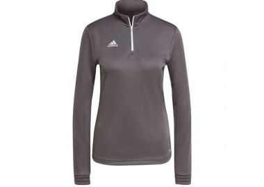Adidas Entrada 22 Γυναικεία Μπλούζα Μακρυμάνικη με Φερμουάρ Γκρι H57542 - adidas performance - 