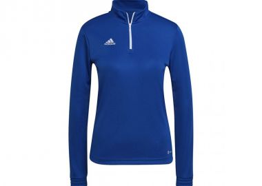 Adidas Entrada 22 Γυναικεία Μπλούζα Μακρυμάνικη με Φερμουάρ Μπλε HG6284 - adidas performance - 