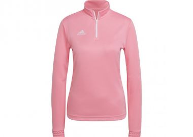 Adidas Entrada 22 Γυναικεία Μπλούζα Μακρυμάνικη με Φερμουάρ Semi Pink Glow HC5045 - adidas performance - 
