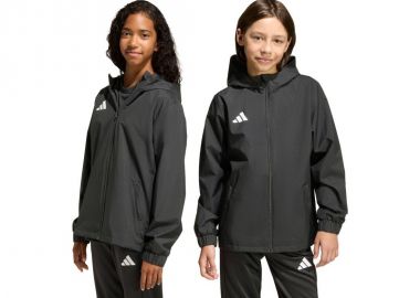 adidas Entrada 26 All Weather Kids Jacket Black JZ9104 - adidas performance - 