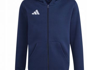 adidas Entrada 26 Full Zip Hoody for Kids Navy Blue KH1784 - adidas performance - 