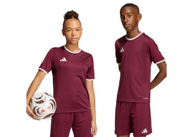 adidas Entrada 26 Jersey burgundy kids' Tshirt JZ2530 - adidas performance - 