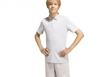 adidas Entrada 26 Polo Light Gray Kids' TShirt JZ6628 - adidas performance - 