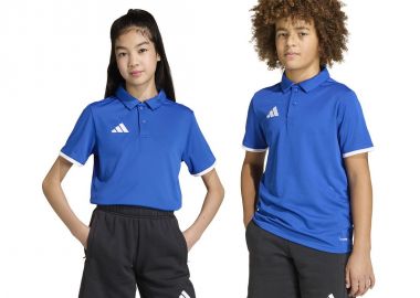 adidas Entrada 26 Polo Tshirt for kids blue JZ6625 - adidas performance - 