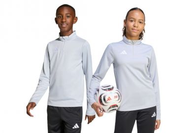 adidas Entrada 26 Training Top light gray kids sweatshirt JZ6637 - adidas performance - 