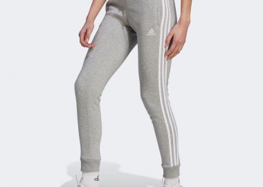 ADIDAS ESSENTIALS 3-STRIPES FLEECE PANTS ΓΚΡΙ - ADIDAS PERFORMANCE - 