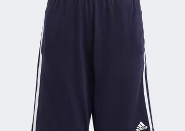 ADIDAS ESSENTIALS 3-STRIPES KNIT SHORTS ΜΠΛΕ - ADIDAS PERFORMANCE - 