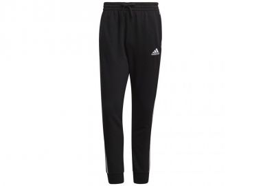 Adidas Essentials 3 Stripes Παντελόνι Φόρμας με Λάστιχο Μαύρο GK8831 - adidas performance - 