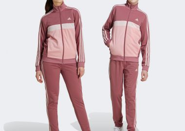 ADIDAS ESSENTIALS 3-STRIPES TIBERIO TRACK SUIT ΡΟΖ - ADIDAS PERFORMANCE - 