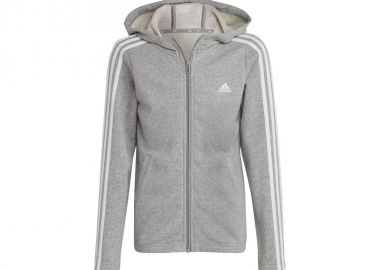 adidas Essentials 3Stripes FullZip Hoodie Jr IC3635 - adidas performance - 