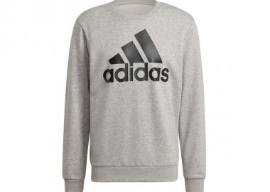 Adidas Essentials Ανδρικό Φούτερ Γκρι GK9077 - adidas performance - 