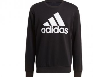Adidas Essentials Ανδρικό Φούτερ Μαύρο GK9076 - adidas performance - 