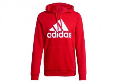 Adidas Essentials Ανδρικό Φούτερ με Κουκούλα και Τσέπες Scarlet Red GV0249 - adidas performance - 