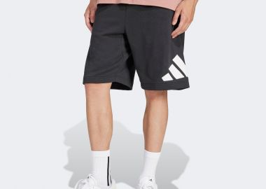 ADIDAS ESSENTIALS BIG LOGO FRENCH TERRY SHORTS ΜΑΥΡΟ - ADIDAS PERFORMANCE - 