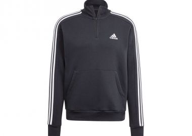 adidas Essentials Fleece 3Stripes 14Zip M HZ6235 sweatshirt - adidas performance - 