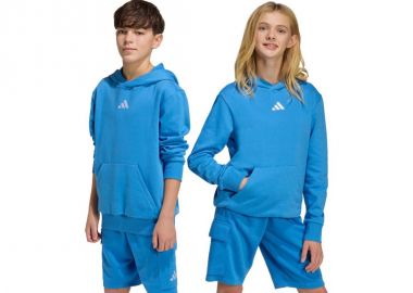 adidas Essentials Hoodie for kids blue KD3382 - adidas performance - 
