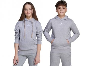 adidas Essentials Hoodie for kids gray JV9995 - adidas performance - 