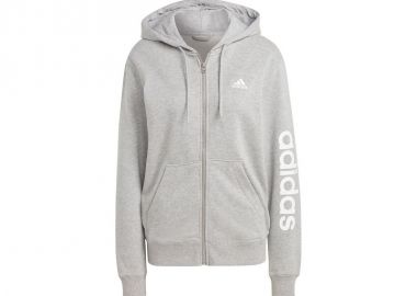 adidas Essentials Linear FullZip French Terry Hoodie W IC6866 - adidas performance - 