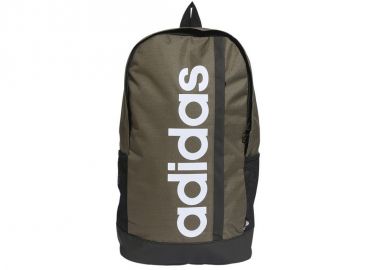 Adidas Essentials Linear Υφασμάτινο Σακίδιο Πλάτης Χακί 22.5lt HR5344 - adidas performance - 