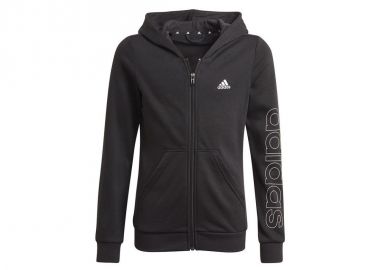 Adidas Essentials Logo FullZip Hoodie Jr GN4050 - adidas performance - 