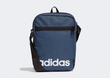 ADIDAS ESSENTIALS LOGO SHOULDER BAG ΜΠΛΕ - ADIDAS PERFORMANCE - 