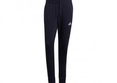 Adidas Essentials Παντελόνι Φόρμας με Λάστιχο Fleece Legend Ink GK8823 - adidas performance - 