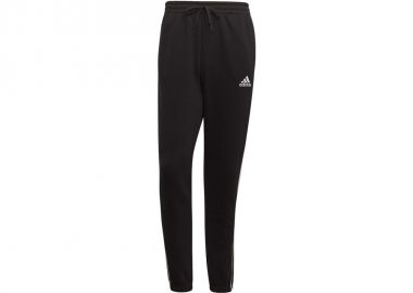 Adidas Essentials Παντελόνι Φόρμας με Λάστιχο Fleece Μαύρο GK8822 - adidas performance - 