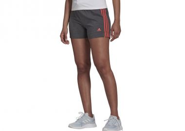 Adidas Essentials Slim 3-Stripes Αθλητικό Γυναικείο Σορτς Dark Grey Heather HD1810 - adidas performance - 