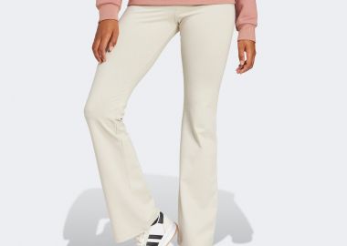 ADIDAS ESSENTIALS SMALL LOGO FLARED LEGGINGS ΜΠΕΖ - ADIDAS PERFORMANCE - 