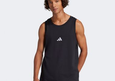 ADIDAS ESSENTIALS SMALL LOGO TANK TOP ΜΑΥΡΟ - ADIDAS PERFORMANCE - 