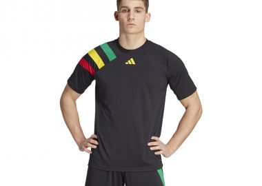 Adidas Fortore 23 Ανδρικό Αθλητικό T-shirt Κοντομάνικο Μαύρο IK5737 - adidas performance - 